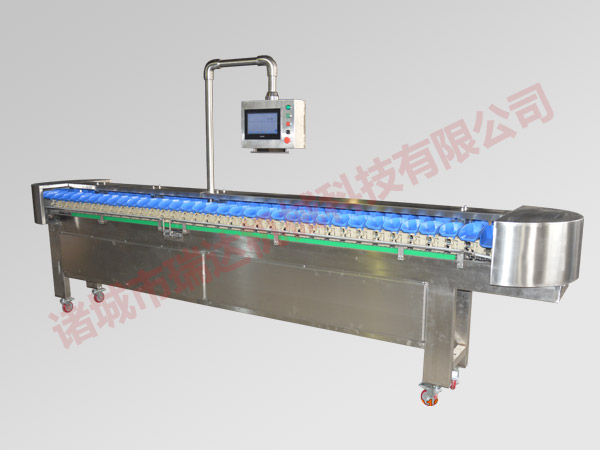 自動上料吹干稱重分選